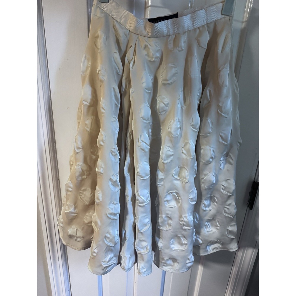 Abbey Glass‎ Full Champagne Circle Skirt Size M